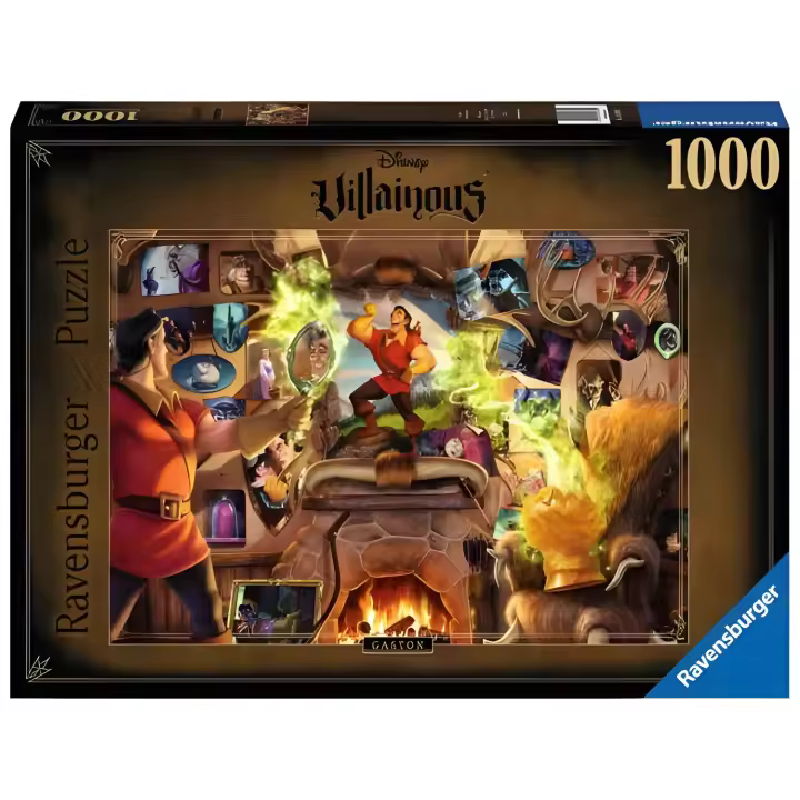 Puzle 1000 Piezas Disney Villanos Gaston - 1