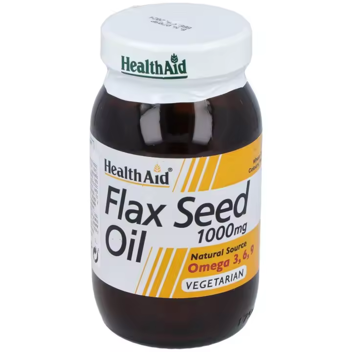 Aceite De Linaza Flaxseed Oil 60Cap. Health Aid - 1