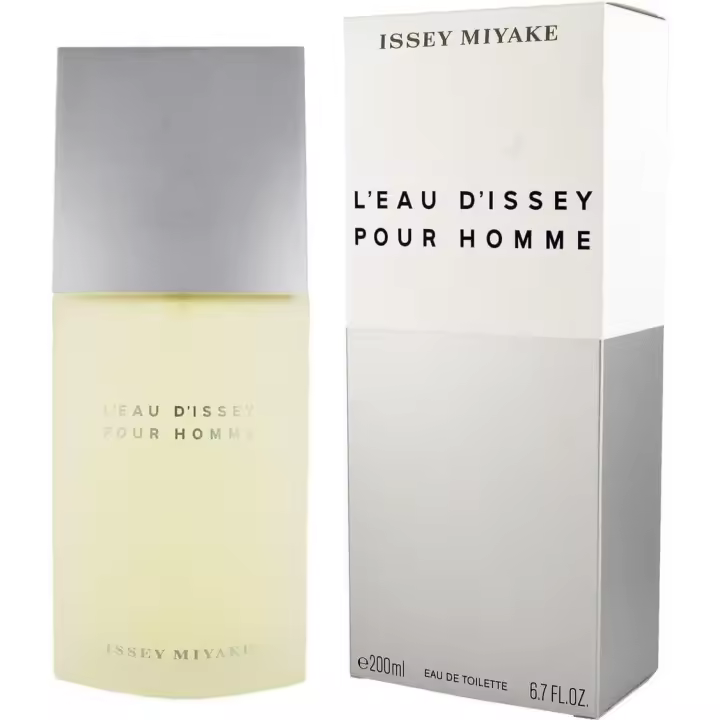 Issey Miyake - L'Eau D'Issey Pour Homme Eau de Toilette 200 ml fragancia masculina fresca y duradera para hombre - 1
