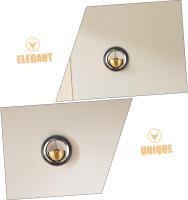 Timbre de dopamine, timbre rural, timbre de venta minorista, timbre magnético, timbre de pared, timbre de Llamada de Aluminio Negro - details 0