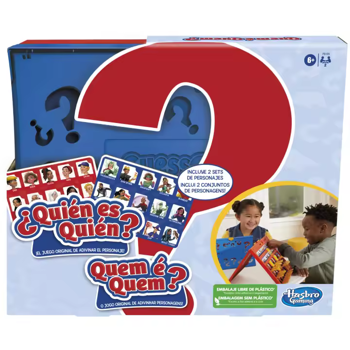 ¿Quién es quién? -Multilingüe - Juego de mesa - Hasbro Gaming  - 6 Años+ - 1