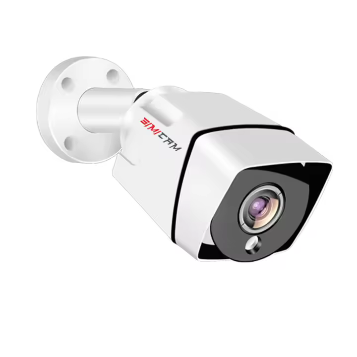 Cámara De Seguridad IP POE 4K Con Visión Nocturna Infrarroja Y Visión Nocturna En Blanco Y Negro Cámara Metálica Impermeable 48V POE DC12V 4MP 5MP 8MP Para Vigilancia De Video - 1