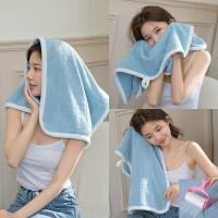 Toalla De Baño Cuadrada Espiral Secado Rápido Absorbente Suave Para Secar Cabello Y Uso Diario En El Hogar Color Sólido - details 11