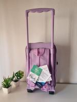 Trolley Stitch Pequeña Infantil, Mochila Stitch, Carro Stitch Infantil, Mochila Carro Stitch, Color Lila, 37 x 21 x 12 cm, Manenti+SL - Kiglam - details 2