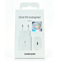 Cargador Original Samsung 25W USB-C Enchufe Europeo - Blanco - details 0