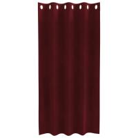 Cortinas Blackout vidaXL con ojales 2 pcs Vino Rojo Terciopelo - details 2
