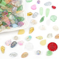 Lámpara De Trabajo De Vidrio Con Forma De Hojas Y Flores Múltiples Colores 26g Para La Creación De Joyas DIY Accesorios De Pulseras - details 5
