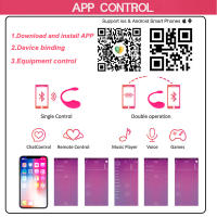 Vibrador Para Mujeres Con Dildo Wear G Spot Clit Estimulador Pantalones Control Remoto APP Masturbador Anal Juguetes Sexuales Adultos Silicone Material 9.5*8*3.5cm - details 10