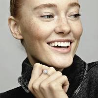 PANDORA Anillo Timeless Silver Round Sparkle con circonita cúbica transparente - details 4
