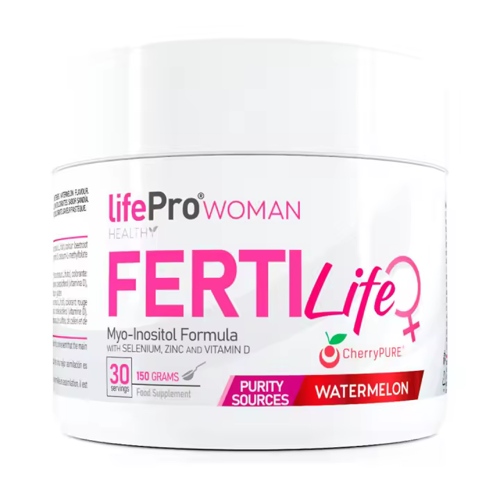 LIFE PRO NUTRITION FERTI LIFE WOMAN 150G - Suplemento con Inositol - Favorece la Salud Intima Femenina - 1