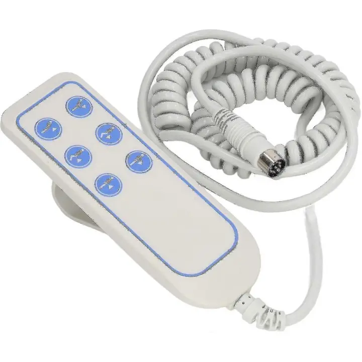 Universal 6 Button Motor Hospital Bed Remote Control - Replacement Remote Hand Control with 8 Pin for Lifting Bed-YuJia - 1