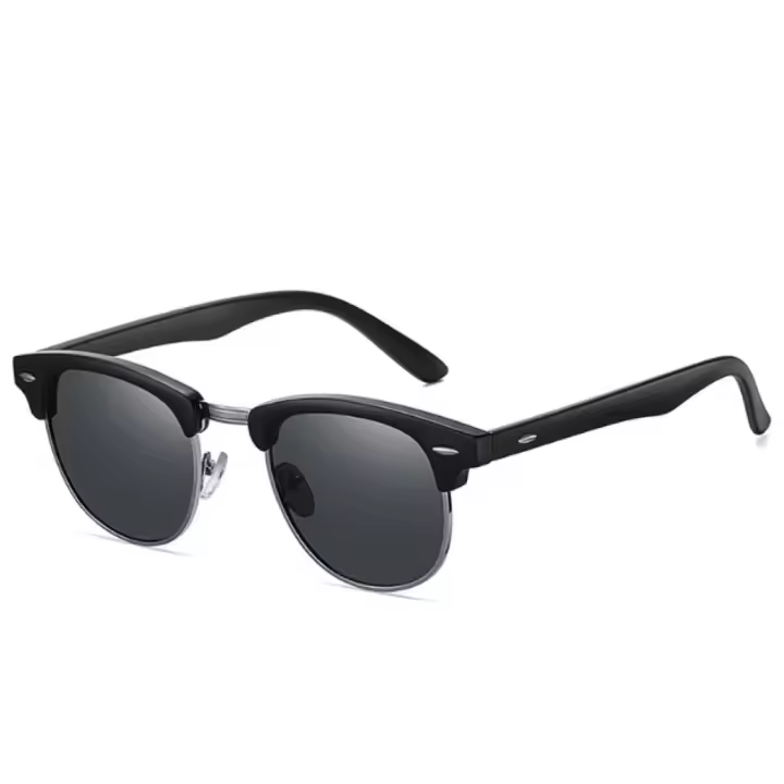 Gafas de Sol polarizadas de moda para helbres y Mujeres polarizadas retro Medium Mark Protección UV400 - 1