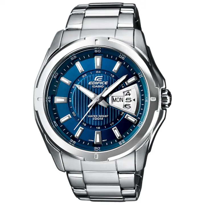 Reloj De Pulsera Casio Ef-129d-2a Edifice Para Hombre 100m Acero - 1
