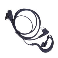 1-20PCS 2-Pin Air Tube Earpiece Headset Para Walkie Talkie Micrófono Para Motorola CB Radio CP88 CP040 CP100 CP110 Negro - details 1