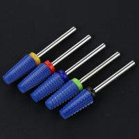 Nueva Rosca De Uñas Cerámica Rosa 5 En 1 Para Máquina Eléctrica De Perforación Tamaño 3/32" Retira Rápidamente Acrílico O Gel Duro - details 14