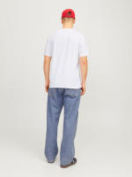 Jack & Jones Hombre Pack 2 Camisetas de Algodón, Mod JWHFERRIS TEE SS CREW NECK Logo estampado REF 287695 - details 10