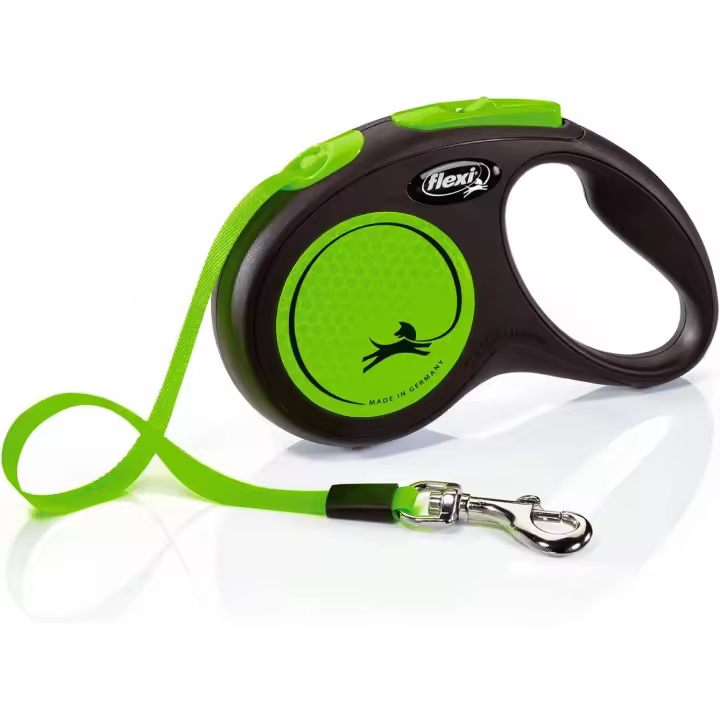 CORREA FLEXI NEW NEON S CINTA 5M VERDE NEÓN - 1