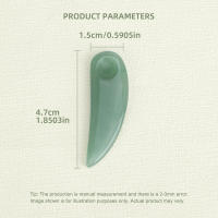 Cuchara De Jade Para Facial Espátula De Maquillaje Reutilizable Herramienta De Cuidado De La Piel Para La Belleza - details 3
