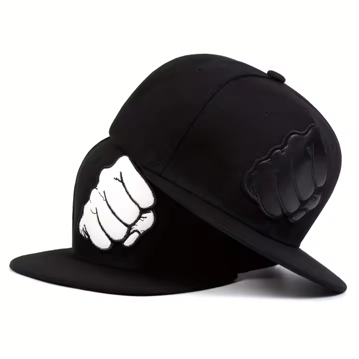 Gorra De Béisbol De Cuero Con Etiqueta De Bordado Ajustable Unisex Casual Hip Hop Snapback Gorras De Algodón Para Deportes - 1