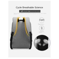 Mochila De Negocios Para Laptop Grande Capacidad Multifuncional Con USB Impermeable Para Hombres Bolsa De Hombro Casual Con Funda Trasera - details 9