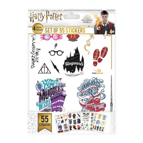JUEGO DE PEGATINAS HARRY POTTER VARIOS CINEREPLICAS REDSTRING CR5200 - 1