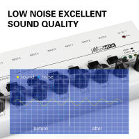 Mini Mixer G-MARK MIX8 Controlador De Mezclador Estéreo De 8 Canales Para Instrumentos Musicales Guitarra Micrófono Escenario - details 8
