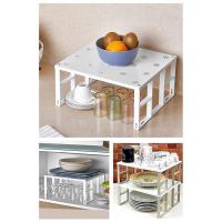 MAXHOME-Estante Plegable Multiusos,Estante apilable para cocina,gabinete,bandeja de almacenamiento para encimera 27.5X31.5X15.5cm - details 4