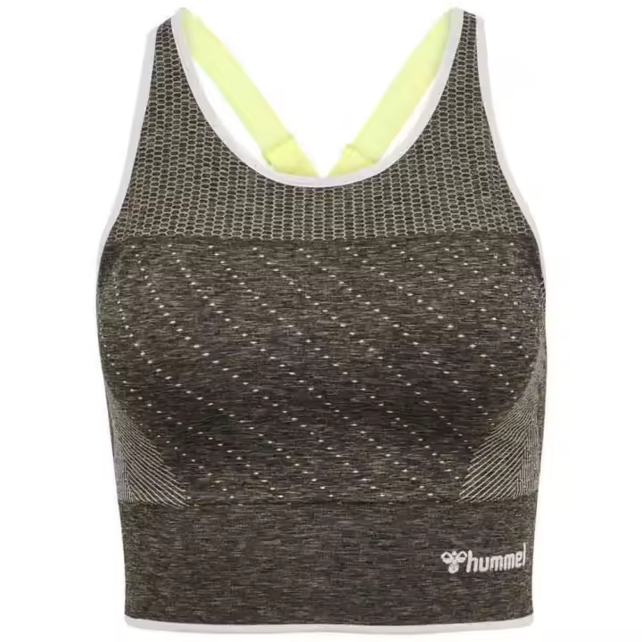 Hummel Sujetador Deportivo Hana Seamless Marrón Mujer - 1