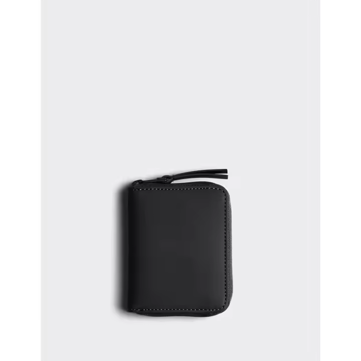 Cartera Mini Rains Negra 9X11x2 Cm Unisex - 1