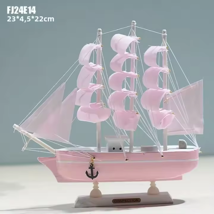 Kit De Construcción De Barco De Madera DIY Modelo a Escala Regalo Para Niños Barco Saliendo Modelo Artesanal De Construcción Manual - 1