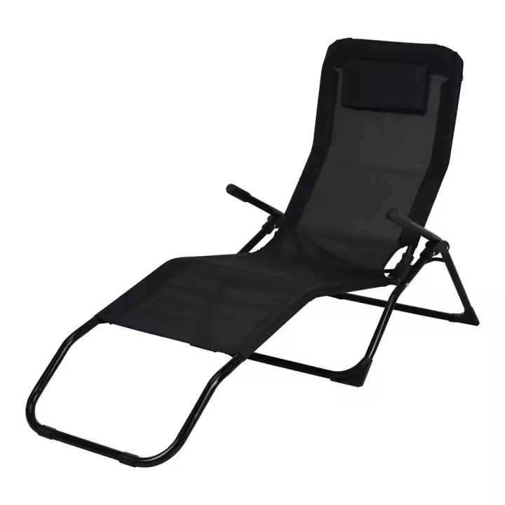 TUMBONA PLEGABLE COLOR NEGRO - 1