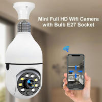 Cámara De Seguridad Wifi 360 Grados Para El Hogar Cámara Exterior Inalámbrica Wi-Fi Grabación Protección Doméstica Con Visión Nocturna Y Audio Bidireccional - details 4