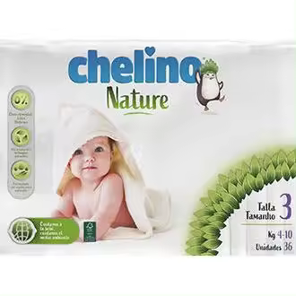 Pañal Infan Chelino Nature T3 4-10Kg 36U - 1