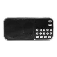 Mini Radio FM Y-501 Portátil Con Altavoz Estéreo 3W MP3 Reproductor De Audio LED Flashlight Soporte USB Tarjeta TF AUX-IN - details 1