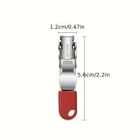 Tijeras De Uñas Portátiles Y Plegables De Acero Inoxidable Con Llavero Herramienta De Pedicura Para Aseo En Viajes - details 8