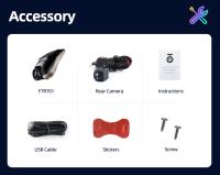 Nueva dashcam Junsun 720P ADAS Mini Car DVR grabador de video automático con campo de visión de 120° y diseño oculto compatible con Android y función de estacionamiento trasero - details 8
