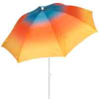 Aktive - Sombrilla de playa, protección UV50, mástil de acero inclinable y regulable, poliéster, 8 varillas, funda con asa, ligera y desmontable, estampado multicolor - details 1