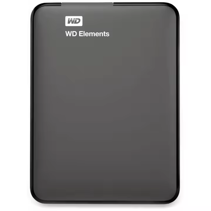 WD 500 GB Elements Portable External Hard Drive - USB 3.0, Black - 1