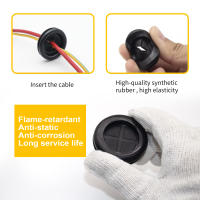 Kit De Accesorios Para Electricidad Y Reparación De Hogar 188 Piezas Goma Cerrada Grommet Firewall Tapa De Agujero Sólida Para Cableado Eléctrico Y Plomería - details 1