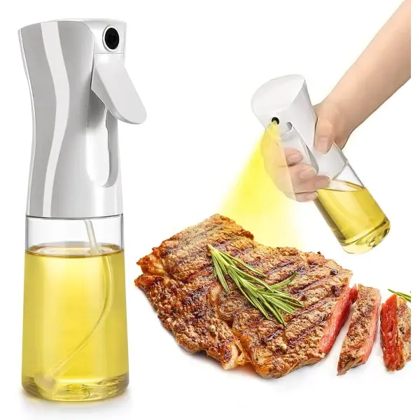 2-Pack botella de spray de aceite negro y blanco - 1