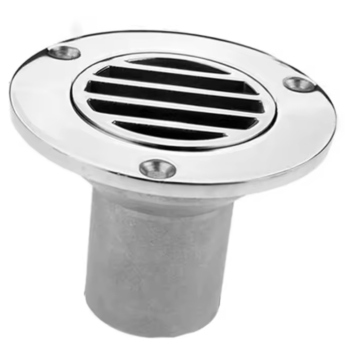 Tubo De Acero Inoxidable 316 Para Bote De Navegación 1-1/2 Pulgadas Herramienta De Drenaje De Piso De Yate Plata 38mm - 1