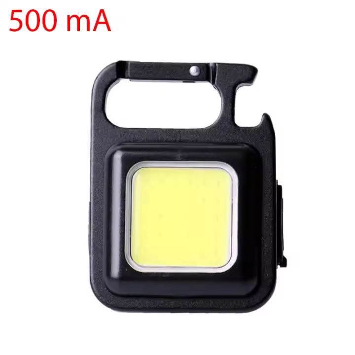 Linterna LED Mini Magnética COB Para Camping Al Aire Libre Luz De Trabajo De Billetera Recargable Por USB Con 7 Modos Y 800 Luminosidades - 1
