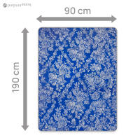 Purpura Home - Funda de Colchón Estampada Azul con Cremallera y Varias Medidas Disponibles - details 7