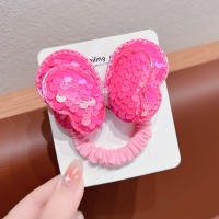 Cinta Elástica Para Cabello Con Mariposa De Lentejuelas Para Niñas Accesorio De Princesa Decorativo Para Niños Cabeza De Bebé - details 0