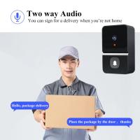 MIJIA Timbre De Puerta Inalámbrico Con Cámara HD Exterior Visión Nocturna Vídeo Interfono Seguridad Para El Hogar Cambio De Voz - details 2