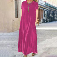 Vestido Largo De Cuello Redondo En Velours Dorado Para Primavera Estilo Europeo Y Americano Ajustado Con Decoración De Salón De Oficina - details 4