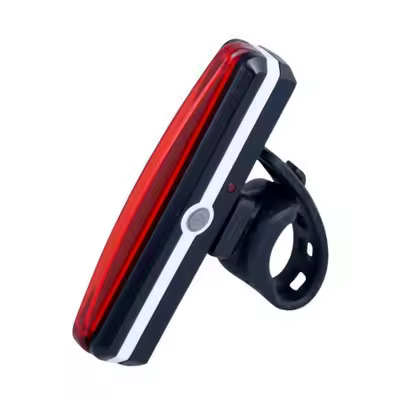 Luz trasera LED para Bicicleta, recargable por USB, luz roja ultrabrillante y fácil de instalar. - 1