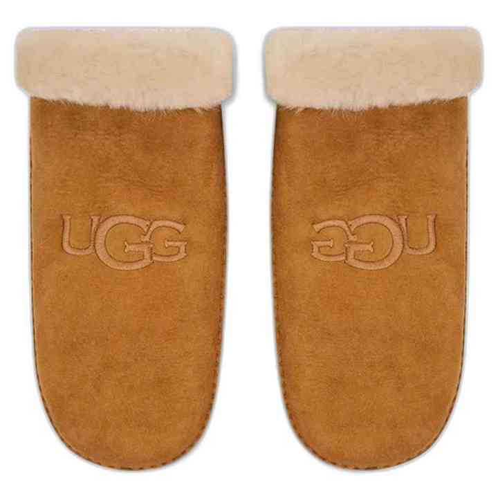 Guantes Ugg W Sheepskin Embroidered Mitten