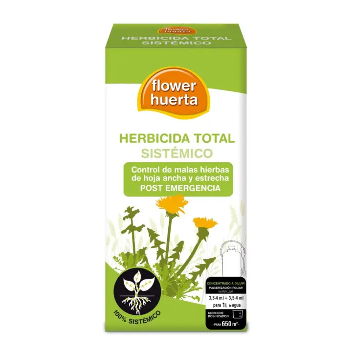 Herbicida Total Sistémico DUOPACK Flower Huerta Control Malas Hierbas - 1