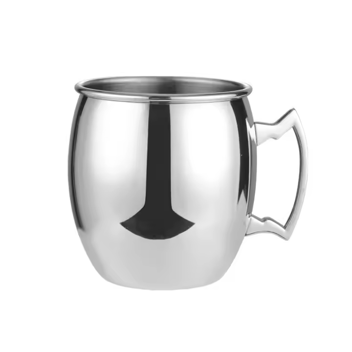 Vaso De Cóctel De Acero Inoxidable Moscú Mule Taza De Cerveza Y Café Estilo Clásico Antiguo Herradura Copo De Cobre Vaso De Champán Para Barra - 1